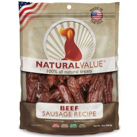 Natural Value Beef Sausage 13oz