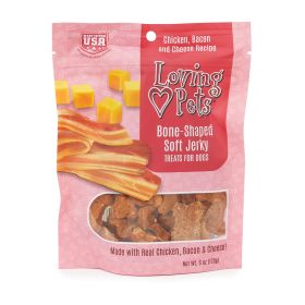 Loving Pets Bone-Shaped Soft Jerky 6 oz