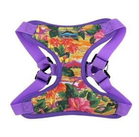 Wrap and Snap Choke Free Dog Harness by Doggie Design (Color: Sunset Hibiscus, size: X-Small)